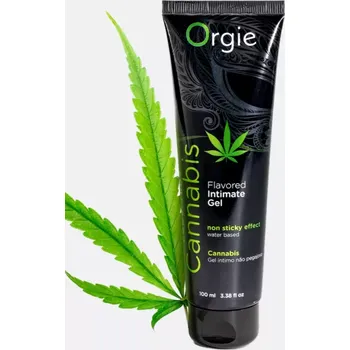 Lubrikační gel Orgie Lube Tube Cannabis 100 ml lubrikační gel s příchutí