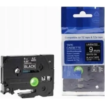 Pásek do tiskárny Naplnka Kompatibilní páska s Brother TZ-325 / TZe-325, 9mm x 8m, bílý tisk
