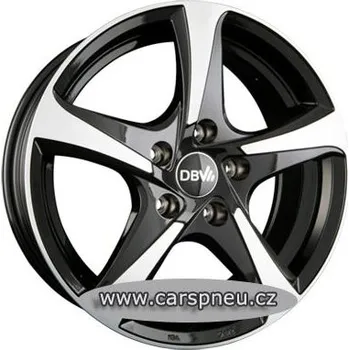 Alu kolo DBV 5SP 001 black poliert - 6,5x16, 5x112, ET48 (DA6HM48BGP)