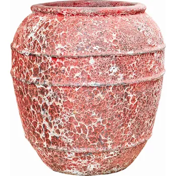 Květináč Baq Lava Balloon Relic Pink Relief Ø 73 cm / V 80 cm