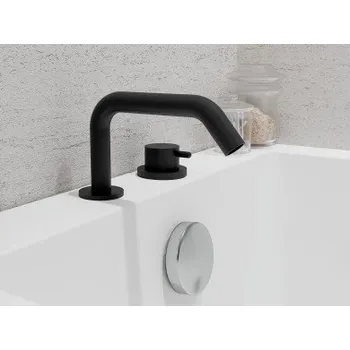 Vodovodní baterie Novellini VANOVÁ BATERIE FLY3 ČERNÁ včetně sprchy, VABAFLY3-CM