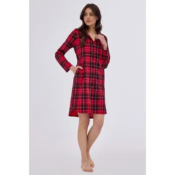 Dámská noční košile DÁMSKÁ KOŠILE DR 104/409 KAYA 2 Červená S