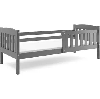 Postel BMS GROUP Dětská postel Kubus - 1 osoba, 80x160 bez úložného prostoru, bez matrace – Grafit