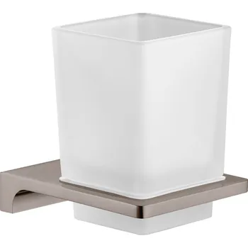 Držák na kartáček Držák kartáčků sklo Nil, metal grey lesklá NLA0201MGL