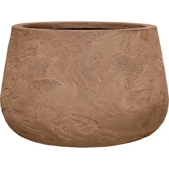 Květináč Baq Algar Darcy Brown Ø 37 cm / V 24 cm