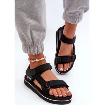 Dámské sandále Dámské sandály na platformě Big Star NN274A533 Barva: Černá, Velikost: 36