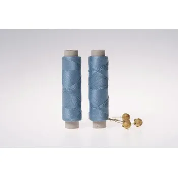 Nit Lněná nit jemná, 20 x 3, 100m, ocelově modrá, sartor.cz