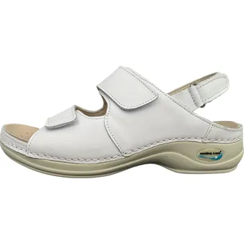Dámské sandále Nursing Care PW WG910 - Helsinki bílé č Barva: Bílá, Velikost: 42