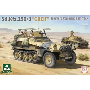 Plastikový model Takom 1/35 Sd.Kfz 250/3 "Greif" Rommel´s Command Half-Track
