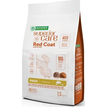 Krmivo pro psa Nature's Protection Superior Care Dog Dry Red Coat Adult Mini Breed Grain Free Salmon 1,5kg