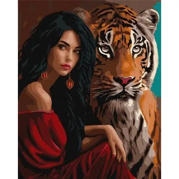 Set školních potřeb Malowanie po numerach - Siła piękna 40x50cm