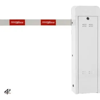Pohon brány Set elektromechanické závory 230V, vč. řídící elektroniky a 4m břevna