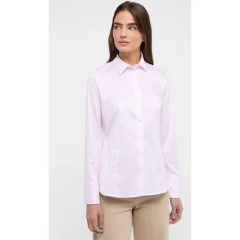 Dámská halenka Dámská košile Eterna Modern Classic Twill neprůhledná růžová 5008_50D708 velikost: 50, délka rukávu: dlouhý rukáv růžová