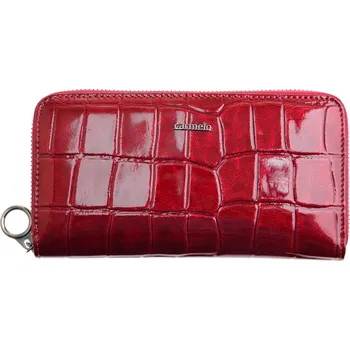 Peněženka Velká dámská kožená peněženka Carmelo 2111 R Red červená