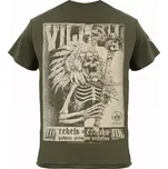 YAKUZA PREMIUM Tričko YAKUZA PREMIUM 3605 REBELS & CROOKS oliva
