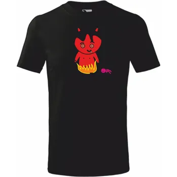 ON-DESIGN Dětské tričko s MALÝM ČERTÍKEM Velikost: 110 cm/4 roky, Barva: černá