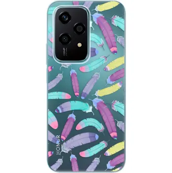 Pouzdro na mobilní telefon Odolné silikonové pouzdro iSaprio - Feather Pattern 01 - Honor 200 Lite
