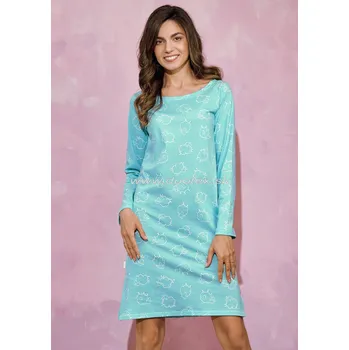 Dámská noční košile TARO Dámská noční košile Abi3218 Barva: zz41-tyrkys, Velikost: M