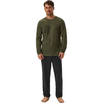 Pánské pyžamo Pánské pyžamo 41905 Jerry green - HENDERSON Zelená XXL