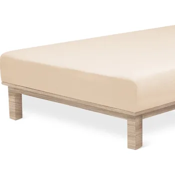 Idea nábytek Prostěradlo Andrea Simone boxspring 90x200x35 kávové