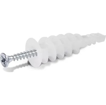 Hmoždinka Hmoždinka závrtná prodloužená do sádrokartonu nylon s vrutem 16x 46 mm