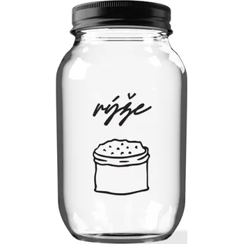 Univerzální čisticí prostředek Úklid pro klid Sklenice na rýži Velikost: 2 l, Typ písma: Psací