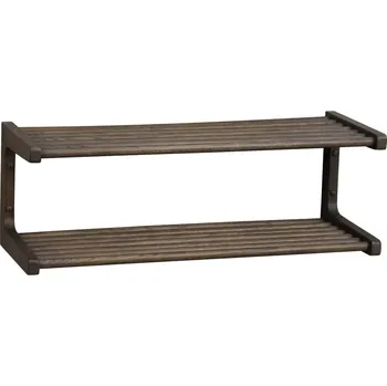 Botník Tmavě hnědý závěsný botník z dubového dřeva Inverness - Rowico ID_1509308