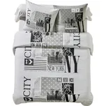 Blancheporte Povlečení Midtown, bavlna bílá povlak na přikrývku 140x200 cm