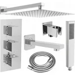 MEXEN TERMOSTATICKÁ PODOMÍTKOVÁ SPRCHOVÁ SOUPRAVA S HLAVOVOU SPRCHOU 30 cm