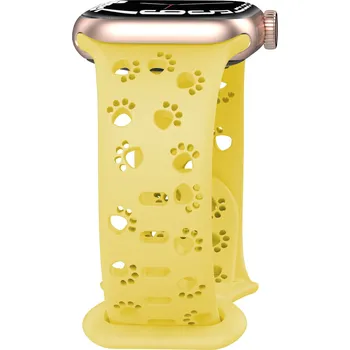 Příslušenství k chytrým hodinkám Akce 2+1 Řemínek s perforovanými pacičkami pro Apple Watch 42/44/45/46/49mm Barevná varianta: Žlutý