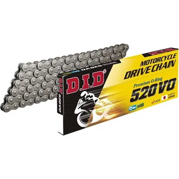 Řetězová sada pro motocykl D.I.D. 520 VO Black 116 čl.