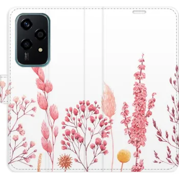 Pouzdro na mobilní telefon Flipové pouzdro iSaprio - Pink Flowers 03 - Honor 200 Lite