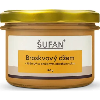 Vyrobeno pro ŠUFAN Broskvový džem - 190 g