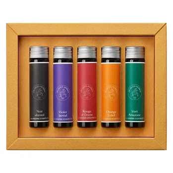 Sada inkoustů Herbin Prestige 5x15ml Solaris (Sada inkoustů Herbin Prestige 5x15ml Solaris)