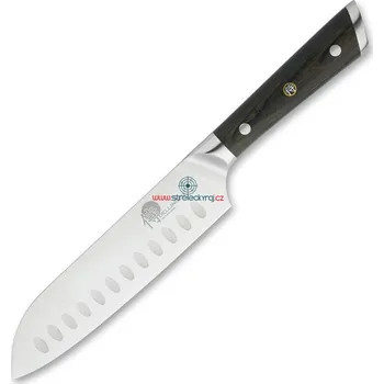Kuchyňský nůž nůž šéfkuchaře Santoku 178 mm, Dellinger German Black Samurai