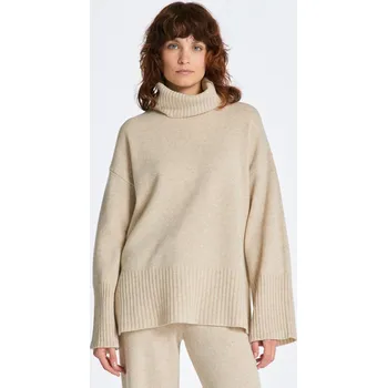 Dámský svetr ROLÁK GANT D1. LOUNGE ROLLNECK SWEATER SOFT OAT