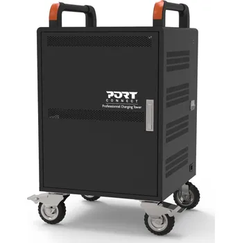Rozvaděč NoName PORT CONNECT CHARGING CABINET 20 Notebooks + RACK 1xU 19’’, černý 901973