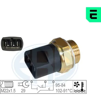 Klimatizace automobilu Teplotní spínač, větrák chladiče ERA 330268
