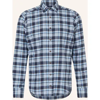 Pánská košile Strokesman's Pánská Flanelová Košile Regular Fit, tmavě modrá...