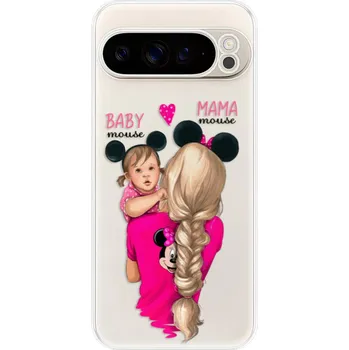 Pouzdro na mobilní telefon Odolné silikonové pouzdro iSaprio - Mama Mouse Blond and Girl - Google Pixel 9 Pro XL
