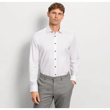 Pánská košile Olymp Level Five 24/Seven Body Fit společenská košile 200064 00 Bílá 46