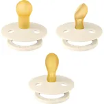 Bibs Dudlíky COLOUR TRY IT Ivory, 3 ks v balení