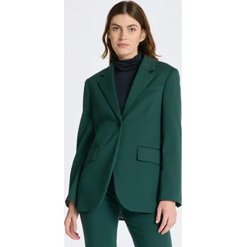 Dámské sako BLEJZR GANT REG JERSEY BLAZER TARTAN GREEN