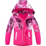 DÍVČÍ ŠUSŤÁKOVÉ BUNDY S FLEECEM B2992R Velikost: 158, Barva: Růžová