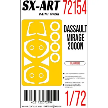 Plastikový model 1/72 Paint mask Dassault Mirage 2000N (DREAM M.)