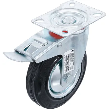 Pojezdové kolečko BGS Otočné kolečko s brzdou, se základnou, O 125 mm
