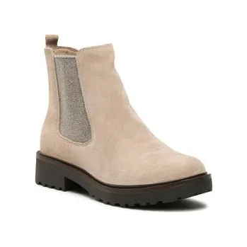 Dámské kozačky Polokozačky Caprice 9-25419-41 Béžová 38