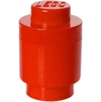 úložný prostor na hračky LEGO® úložný box kulatý - červená o123 x 182 mm