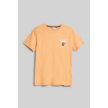 TRIČKO GANT SS GRAPHIC T-SHIRT CORAL APRICOT