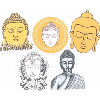 samolepka Milujeme Kameny Buddha VIII. - sada samolepek SAM51 451446